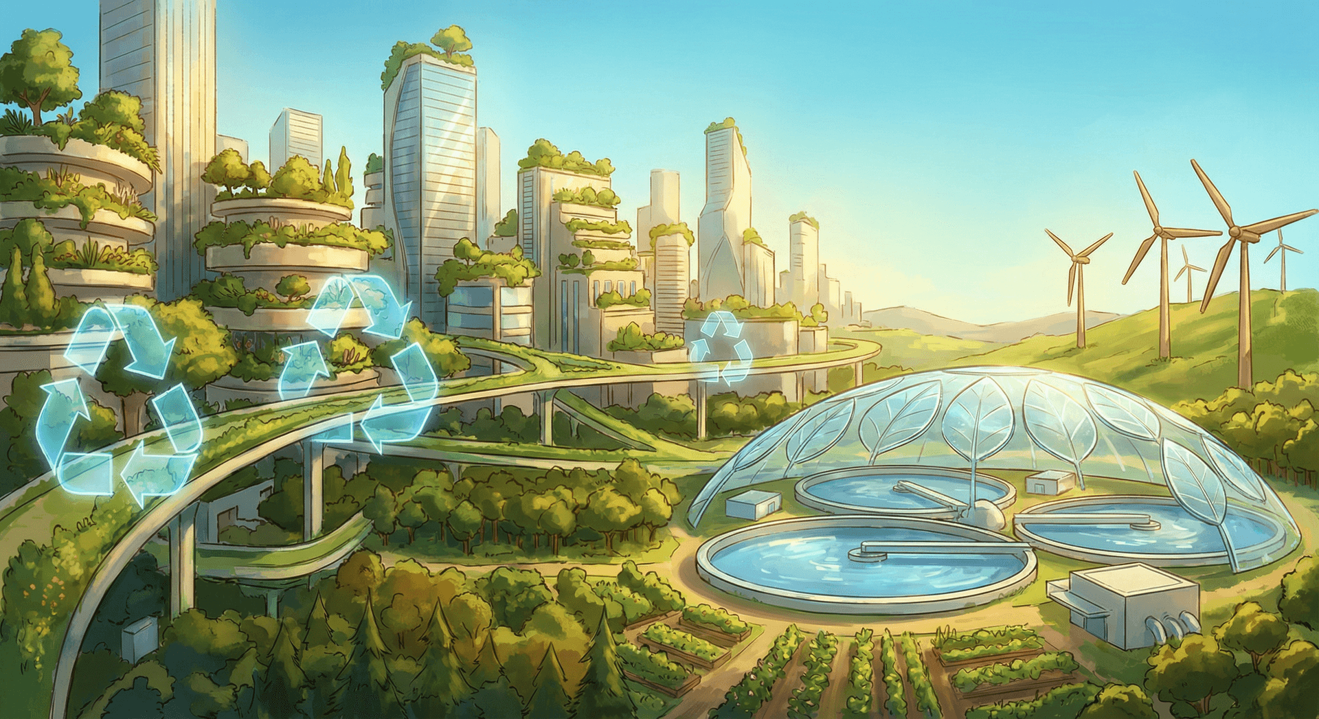 Natureza preservada graças à reciclagem e destinação correta de resíduos eletrônicos